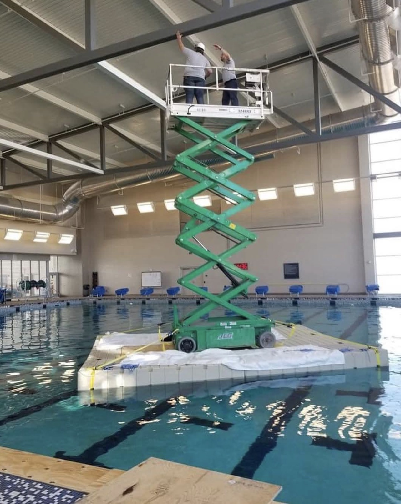 A convenient way too cool off when the work is done. 